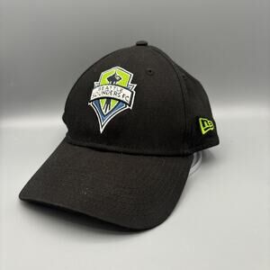 Seattle Sounders Hat Cap Snap Back New Era MLS Black Soccer